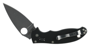 Spyderco C101GP2 Manix 2  3.37" Folding Drop Point Plain CPM S30V SS Blade Black G10 Handle Includes Pocket Clip                                                                                        