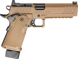 Springfield Armory PH9119AOSCB 1911 DS Prodigy 9mm 20+1 17+1 5" Coyote Brown Cerakote Optic Ready Carbon Steel Slide Polymer Grip                                                                       