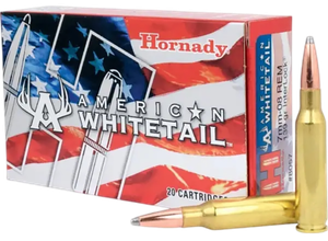 Hornady 8057 American Whitetail  7mm-08Rem 139gr InterLock Spire Point 20 Per Box/10 Case                                                                                                               