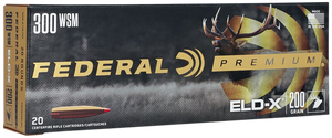Federal P300WSMELDX1 Premium ELD-X 300WSM 200gr 20 Per Box/10 Case                                                                                                                                      