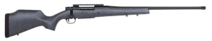 Mossberg 28102 Patriot Long Range Hunter 300 Win Mag Caliber with 3+1 Capacity, 24" Threaded/Fluted Barrel, Matte Blued Metal Finish & Sniper Gray Fixed Monte Carlo Stock Right Hand (Full Size)       