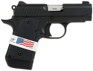 Kimber Mfg, Inc 3300244 Micro 9 Liberty Micro Frame 9mm Luger 7+1 3.15" Stainless Ramped Barrel, KimPro II Black Serrated Stainless Steel Slide, Kimpro II Black Aluminum Frame w/Beavertail            
