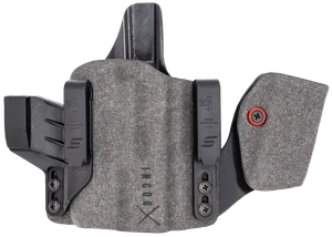 Safariland INCOG0835A0CX261MC Incog  IWB Gray Cordura w/Mag Caddy, Fits Glock 17 Fits Glock 19, Belt Clip Mount, Right Hand                                                                             