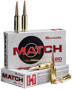 Hornady Match 6mm GT 109gr Extremely Low Drag-Match 20 Per Box