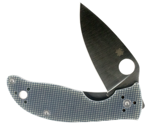Spyderco C220GPGY Polestar  3.30" Folding Drop Point Plain CTS BD1 SS Blade Gray G10 Handle Includes Pocket Clip                                                                                        