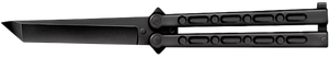 Cold Steel CS-92EAB FGX Balisong 5" Folding Plain Tanto Black Griv-Ex Blade/Handle                                                                                                                      