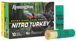 Remington Ammunition 26690 Nitro Turkey  12Gauge 2.75" 1 1/2oz 4Shot 10 Per Box/ 10 Case                                                                                                                