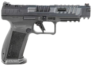 Canik HG6815N SFx Rival 9mm Luger 18+1 5" Black Steel Barrel, Dark Side Ported/Serrated Steel Slide, Polymer Frame w/Beavertail & Picatinny Rail, Ambidextrous                                          