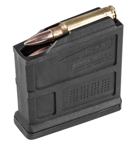 Magpul MAG549BLK PMAG  Black AICS 5rd 6.5 Creedmoor/308 Win/7mm-08 Rem/260 Rem/243 Win/7.62x51mm NATO for Short Bolt Action Rifles                                                                      