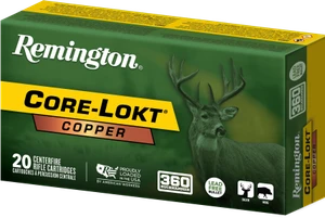 Remington Ammunition R20061   360Buckhammer 160gr Core-Lokt Tipped 20 Per Box/10 Case                                                                                                                   