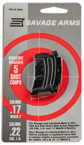 Savage Arms 90005 MKII  5rd 22 LR/17 Mach 2 Blued Steel                                                                                                                                                 