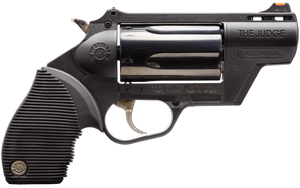 Taurus 2441021PFS Judge Public Defender 45 Colt (LC) Caliber or 2.50" 410 Gauge 5 Shot 2" Black Finish Barrel, Matte Black Oxide Finish Cylinder, Black Finish Polymer Frame & Black Rubber Grip        