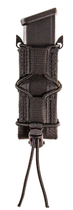 High Speed Gear 11PT00BK TACO Mag Pouch Single Black Nylon MOLLE Belts 2" Wide Compatible w/ Pistol                                                                                                     