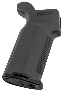 Magpul MAG532-BLK MOE-K2+ Grip Black Polymer with OverMolded Rubber Textured Finish Fits AR-15/AR-10/M4/M16/M110/SR25                                                                                   
