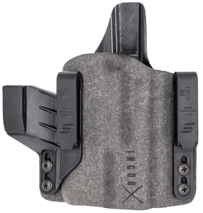 Safariland INCOG0895A0CX261 Incog X  IWB Gray Cordura Fits Glock 43X/48 Belt Clip Mount, Right Hand                                                                                                     