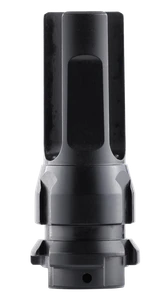 Dead Air DA302 Flash Hider  Black with 5/8"-24 tpi Threads & 2.70" OAL for 7.62mm Sandman Series, KeyMod Equipped Nomad-30 & Primal Suppressors                                                         