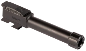 SilencerCo AC5049 Threaded Barrel  3.70" 9mm Luger, Black Nitride Stainless Steel, Fits Glock 43/43X                                                                                                    