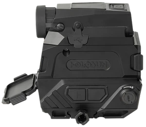 Holosun DRSNV DRS-NV  Black Anodized 1x/8x 1.25" x 0.98" 2 MOA Red Dot/65 MOA Circle Multi Reticle Fusion Night Vision Overlay                                                                          