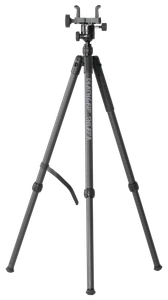 Bog-Pod 1168229 DeathGrip Sherpa Tripod with Removable Center Post Black/Carbon Fiber Legs Rubber with Removeable Spike                                                                                 