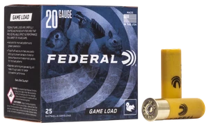 Federal H2008 Game-Shok Upland 20 Gauge 2.75" 7/8 oz 8 Shot 25 Per Box/ 10 Case                                                                                                                         