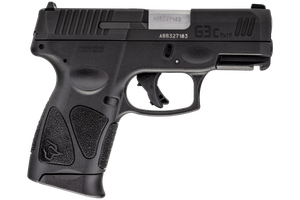 Taurus 1G3C931 G3C  Compact Frame 9mm Luger 12+1 3.26" Matte Stainless Steel Barrel, Matte Black Tenifer Serrated Steel Slide, Black Polymer Frame w/Picatinny Rail, Black Polymer Grip, Right Hand     