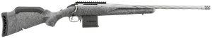 Ruger 46908 American Gen II 204 Ruger 10+1, 20" Gun Metal Gray Cerakote Spiral Threaded Barrel, Gun Metal Gray Cerakote Receiver w/Picatinny Rail, Gray Splatter Adjustable Synthetic Stock             