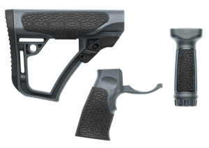 Daniel Defense 2810206145012 OEM  Collapsible Daniel Defense Tornado Polymer, Front & Pistol Grip, for AR-Platform with Mil-Spec Receiver Extension (Tube Not Included)                                 