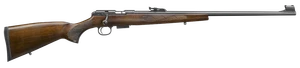 CZ-USA 02301 CZ 457 Lux 22 LR Caliber with 5+1 Capacity, 24" Barrel, Black Nitride Metal Finish & Turkish Walnut Stock Right Hand (Full Size)                                                           