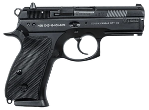 CZ-USA 91199 P-01  9mm Luger 15+1, 3.75" Steel Barrel, Black Serrated Steel Slide, Black Polycoat Aluminum Frame w/Beavertail, Black Rubber Grip                                                        