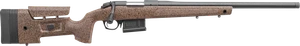 Bergara Rifles B14S354C B-14 HMR 22-250 Rem 5+1 24" Graphite Black Cerakote Barrel, Black Speckled Brown Molded w/Mini-Chassis, Adjustable LOP & Cheek Piece Stock, Right Hand                          