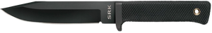 Cold Steel CS49LCK SRK  6" Fixed Clip Point Plain Black Tuff-Ex Finish SK-5 Steel Blade, 4.75" Black Kray-Ex Handle, Includes Sheath                                                                    