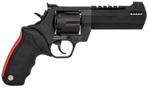 Taurus 2440051RH Raging Hunter  44 Rem Mag 6rd 5.12" Matte Black Oxide Steel Black Rubber with Integrated Red Cushion Insert Grip                                                                       