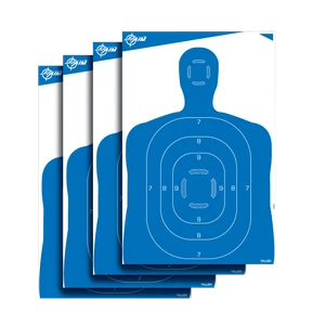 EZ-Aim 15331 Silhouette  Paper Hanging 23" x 35" Blue/White 4 Per Pack                                                                                                                                  