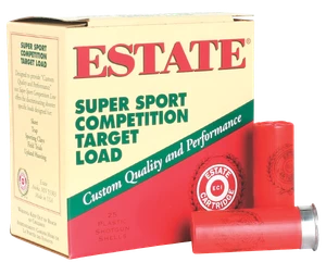 Estate Cartridge SS12H18 Super Sport Competition Target 12Gauge 2.75" 1oz 8Shot 25 Per Box/10 Case                                                                                                      