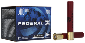 Federal H41275 Game-Shok High Brass 410Gauge 2.50" 1/2oz 7.5Shot 25 Per Box/10 Case                                                                                                                     