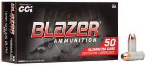 CCI 3597 Blazer Handgun 10mmAuto 200gr Total Metal Jacket 50 Per Box/20 Case                                                                                                                            