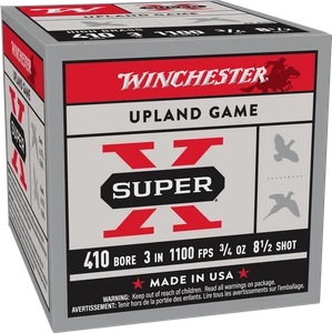 Winchester Ammo X413H85 Super X Heavy Game Load High Brass 410Gauge 3" 3/4oz 8.5Shot 25 Per Box/10 Case                                                                                                 