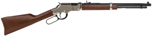 Henry H004SY Golden Boy Silver Youth 22 Long/22 LR/22 Short 16 LR/21 Short, 17" Blued Octagon Barrel, Nickel-Plated Steel Receiver, American Walnut                                                     
