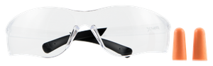 Pyramex PYS2510SDP Zteck Combo Adult Clear Lens Polycarbonate Clear Frame                                                                                                                               