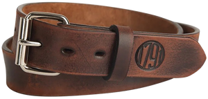1791 Gunleather BLT014246VTGA 01 Gun Belt Vintage Leather 42/46 1.50" Wide Buckle Closure                                                                                                               