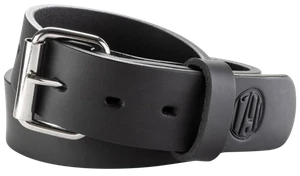 1791 Gunleather BLT014246SBLA 01  Gun Belt Stealth Black Leather 42/46 1.50" Wide Buckle Closure                                                                                                        