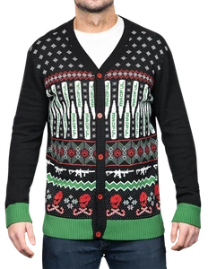 Magpul MAG1198-9693X Krampus Christmas Sweater Multi Color Long Sleeve 3XL                                                                                                                              