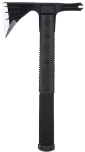 S.O.G SOGSK1001CP Survival Hawk 3" Blade 2Cr13MoV SS Blade Black w/Reflective Paracord GRN Handle 12.10" Long Tomahawk                                                                                  