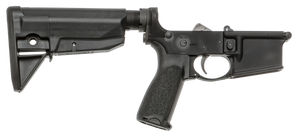 BCM LRGSTKMOD0BLK BCM Lower MOD 0 Multi-Caliber 7075-T6 Aluminum Black Synthetic Pistol Grip & Stock for AR-Platform                                                                                    