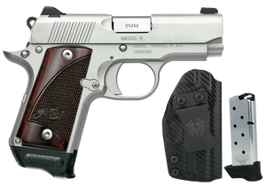 Kimber Micro 9 RSWD 9mm Luger 3.15" RTC Semi-Auto Handgun - Stainless Steel