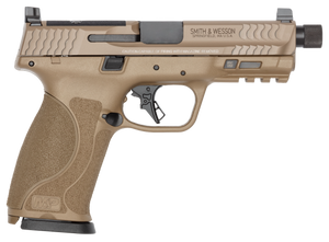 Smith & Wesson 14832 M&P9 M2.0 Sports South Exclusive 9mm Luger 23+1 4.72" Black Armornite Threaded Barrel, Flat Dark Earth Cerakote Stainless Steel Optic Ready/Serrated Slide, Flat Dark Earth Polymer