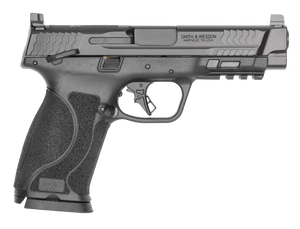 Smith & Wesson 14505 M&P M2.0 Full Size 10mm Auto 10+1 4.60" Black Armornite Stainless Steel Barrel & Optic Cut/Serrated Slide, Black Polymer Frame w/Picatinny Rail, Interchangeable Palmswell Grip    