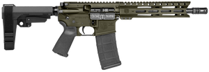 Diamondback DB1916K101 DB15  5.56 NATO 30+1 10" Black Nitride Heavy Threaded Barrel, OD Green Cerakote Picatinny Rail Aluminum Receiver, 9" M-LOK Handguard SB Tactical Brace & Black Magpul MOE Grip   