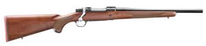 Ruger 67101 Hawkeye Hunter 6.5 Creedmoor 4+1 16.60" Satin Blued Threaded Barrel, Satin Blued Steel Receiver w/Integral Scope Mount, American Walnut Fixed Stock, Right Hand                             