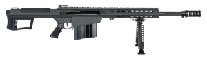 Barrett 18062 M107A1  50 BMG 20" 10+1 Black Cerakote Black Fixed w/Sorbothane Recoil Pad Stock Black Polymer Grip                                                                                       